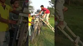 4tyre bike riding in public | splendor modified 4tyre #splendormodified #ytshorts #4tyrebike
