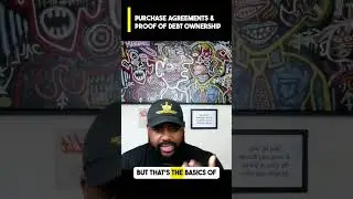 Purchase Agreements & Proof of Debt Ownership!