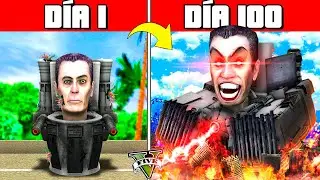 SOBREVIVÍ 100 DÍAS como TITAN GMAN en GTA 5!! (Skibidi Toilet mod)