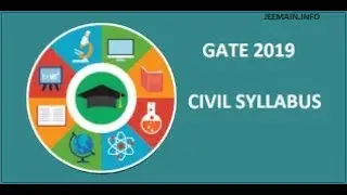 CIVIL ENGINEERING  GATE SYLLABUS 2019 || GATE SYLLABUS