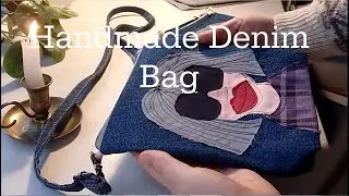 Cozy Winter Sewing | Handmade Bags from Recycled Denim & Vintage Fabrics