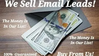 We Sell Opportunity Seeker Lists, Email Lists, Business Opportunity Lists, 100% Guaranteed!
