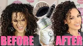 How to Deep Condition Curly Hair | THE GLAM BELLE