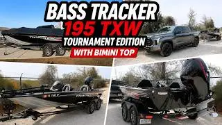 Bass Tracker 195 TXW Tournament Edition with Bimini Top