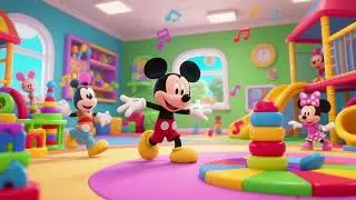 Mickey Indoor Play Song 🏠 | Safe Play & Movement | Kids Fun Song