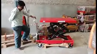 Elevate Your Efficiency with the Scissor Lift Table | Indian Trade Bird. #machine