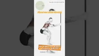 Title：3D Exercise Video Stretch Edition &rarr;Fixed Bar Back Stretch
