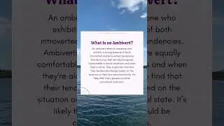 What is an Ambivert?