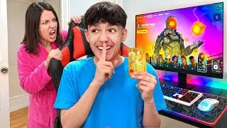 Using Moms Credit Card To Buy NEW Chapter 7 Battle Pass! (Fortnite)