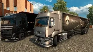 Cruzando la Ruta del Baneo | Calais - Duisburg | Renault Premium ETS2 Multiplayer