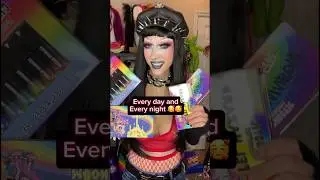 Who need sleep anyways?🥰❤️🖤 #pridelook #makeup #rainbowpride