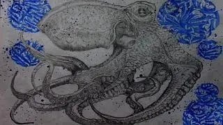 ►OCTOPU SEA ◙ Calligrams/Drawing [HD]