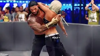 WWE 2k23: Maryse vs Roman Reigns #intergender #wrestling