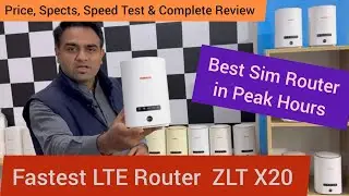 Dual Band Wifi Sim Router ZLT X20 Complete review, Speed test & Price in Pakistan