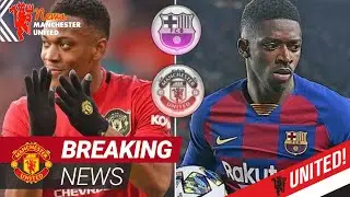 Barcelona star Ousmane Dembele talking to Anthony Martial about Man Utd transfer