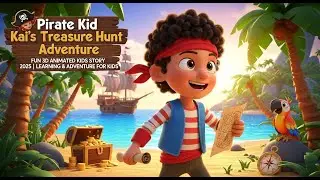 Pirate Kid Kai&rsquo;s Treasure Hunt Adventure  Fun 3D Animated Kids Story 2025  Learning & Adventure
