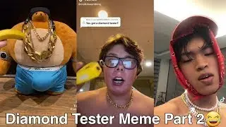 diamond tester tiktok Compilation      #tiktoks #viral #memes