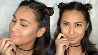 RAINBOW BROWS, LINER & HIGHLIGHT! | eliciaMUA ❤