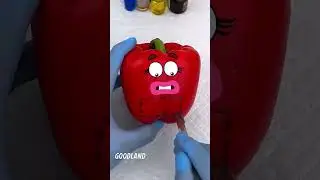 Operation on pepper 😂 #Fruitsurgery #doodles #doodlesart #cartoon #funny #orion