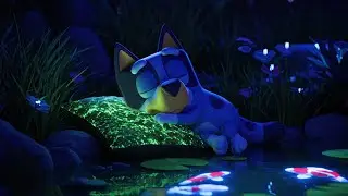 Bluey's Luminous Pond Lullaby | Calming Animation for Stress Relief & Sleep