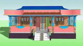 tin set roofing beautiful house design | tin set house | North-East टाइप पर टिन से 2bhk घर का डिजाइन
