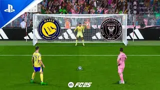 AL NASSR VS INTER MIAMI | RONALDO VS MESSI | FC 25 PENALTY SHOOTOUT - PS5 GAMEPLAY