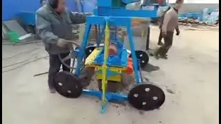 Mobile concrete block machine solid brick machine cheap price high profit easy operate