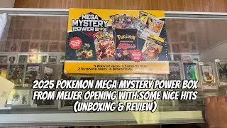 2025 Pokemon Mega Mystery Power Box от Meijer. Открытие с несколькими приятными моментами (распак...