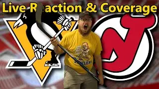 LIVE NHL COVERAGE: Penguins vs Devils BATTLE FOR THE METRO! | Full Game Watch Party & Score Updates