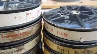Ebay Listing   134061009883 = for Sale - A Collection of 9.5mm Baby Pathe 60ft Cassettes