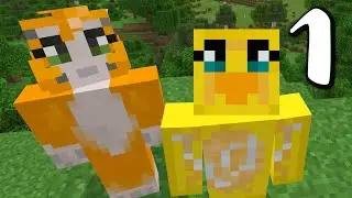 Minecraft: A Duck & A Cat ~ NEW WORLD - 1