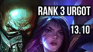 URGOT vs KAI'SA (TOP) | Rank 3 Urgot, 4/0/5, 600+ games | TR Grandmaster | 13.10
