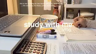 STUDY WITH ME real time (kpop music)