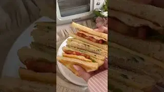 Вкуснейший завтрак за 5 минут #kitfort #recipe #food #сэндвич