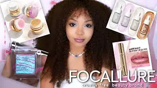 Full Face of NEW FOCALLURE Makeup | Vegan, Cruely Free, Gluten Free & Affordable Makeup!
