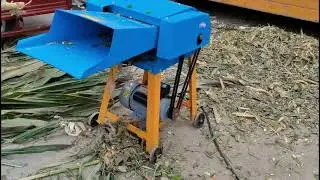 Corn stalk crusher machine for poultry farm