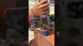 CARBIDE HOLE SAW by BOSCH ! #viral #tools #electrician
