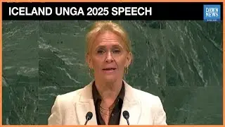 Iceland&rsquo;s FM Gunnarsd&oacute;ttir Addresses UNGA 2025: Calls for Peace, Development & Human Rights