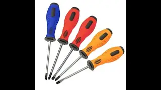 SET DA 5 CACCIAVITI CON PUNTE MAGNETICHE / FORNITORE EUROPEO B2B X VENDITORI AMAZON-EBAY-ECOMMERCE