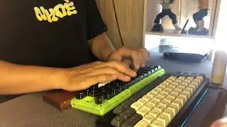 Candy40 LE custom + Jwick yellow switch typing sound test