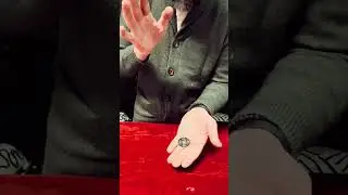 WTF!!!INSANE Coin Magic! Silver Dollar Changes into Chinese Coin in Mid-Air #magic #shorts #viral