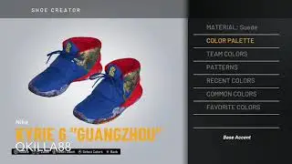NBA 2k20 Shoe Creator | Nike Kyrie 6 &ldquo;Guangzhou&rdquo;