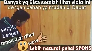 Cara Buat cat Motif Serat Kayu,Tutorial untuk Pemula.Tips Lengkap agar mudah diCoba.#catmotif #wash