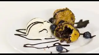 Friterade chokladbollar