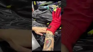 How I start wrapping this section of the door jambs