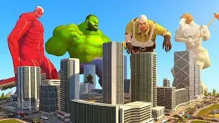Franklin call hulk to save his brothers from tiny Chucky dolls and titans in Indian bike driving 3D