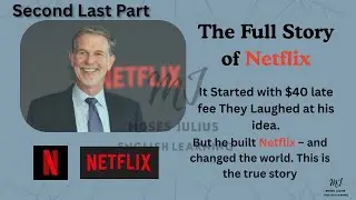 Полная история Netflix | Изучайте английский через сюжет, уровень 2 | MJ English Learning✅️ Secon...