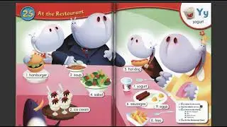 Young Children's Pictures Dictionary Part 25 At the Restaurant