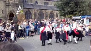 Sowerby Bridge Morris dance Rushcart, SB Rushbearing 2016