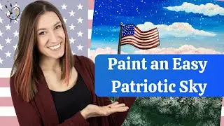 How to Paint an Easy Patriotic Sky